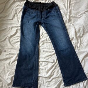 Paige maternity denim jeans 32 Laurel Canyon Low Rise